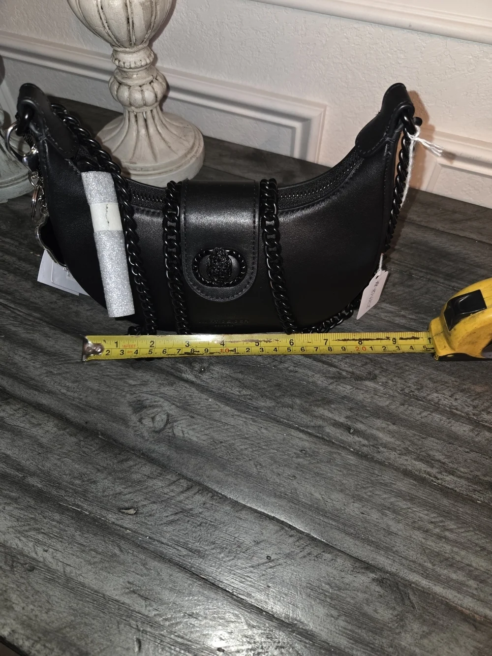 Kurt Geiger Black Leather Shoulder/crossbody Bag - Picture 4 of 8